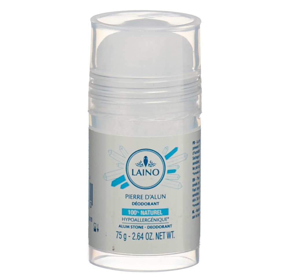 LAINO déo pierre d'alun 100% naturelle 75 g LAINO déo pierre d'alun 100% naturelle 75 g