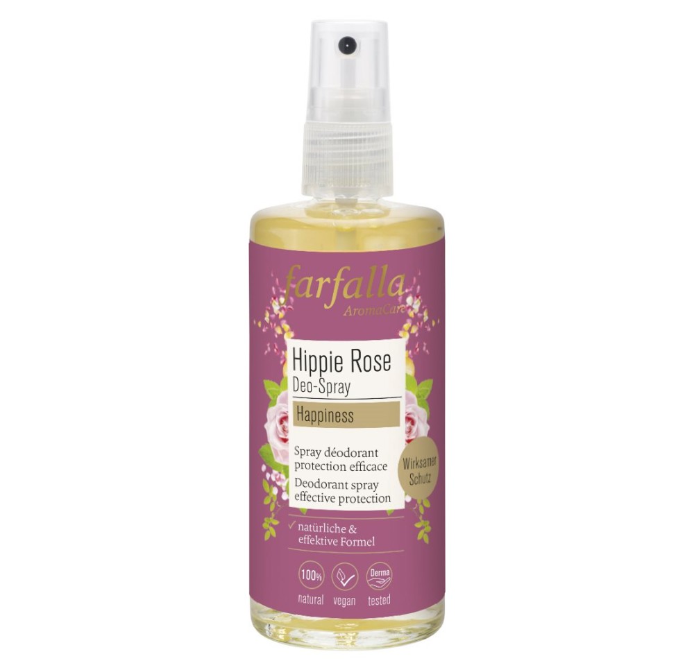 FARFALLA Spray déo Hippie rose 100 ml FARFALLA Spray déo Hippie rose 100 ml