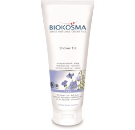 BIOKOSMA Shower Oil Lin Alpes Avoine BIO 200 ml