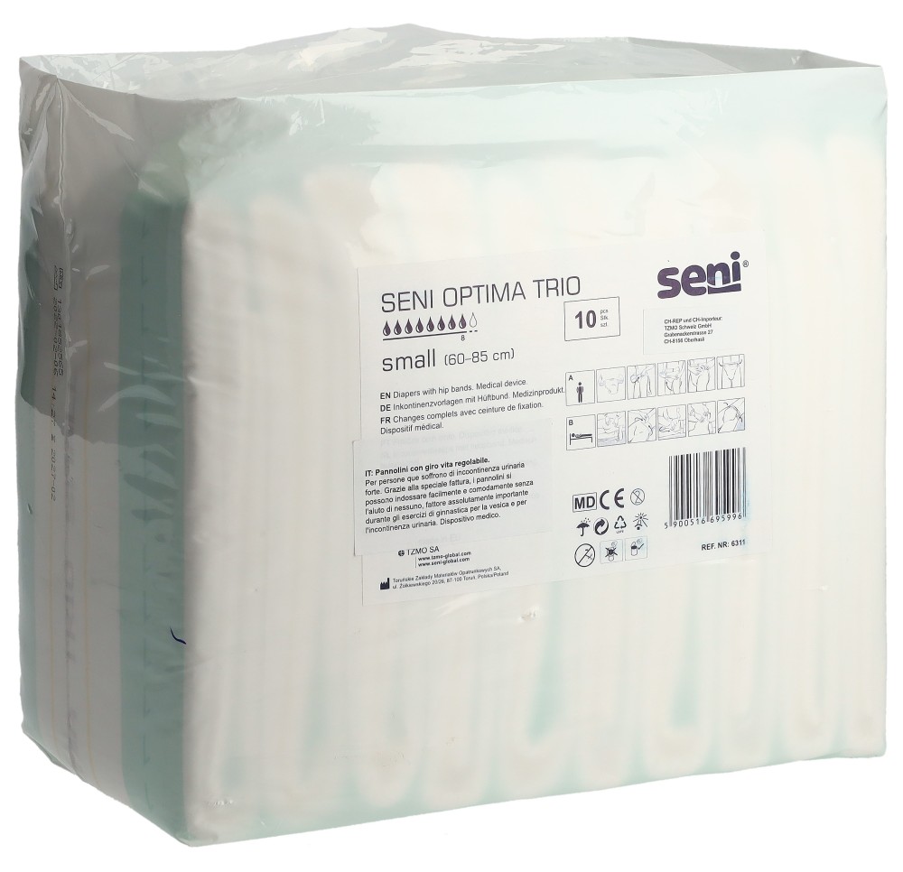 SENI Optima Trio chan comp S ceinture 9 x 10 pce
