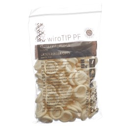GRIBI doigtier latex M s poudre non st 100 pce