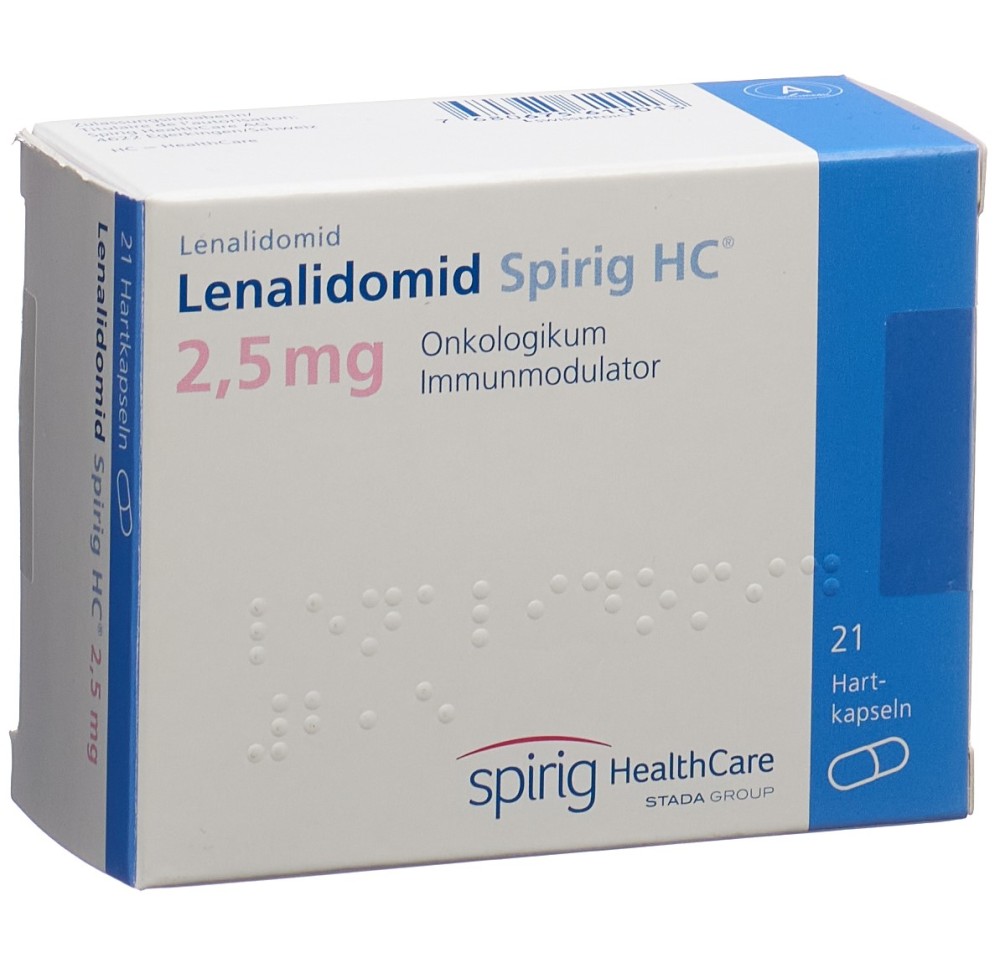 LENALIDOMIDE Spirig HC caps 2.5 mg 21 pce LENALIDOMIDE Spirig HC caps 2.5 mg 21 pce