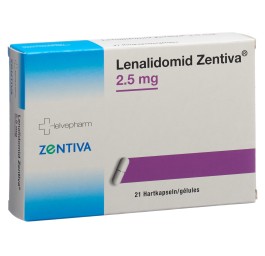 LENALIDOMID Zentiva caps 2.5 mg 21 pce