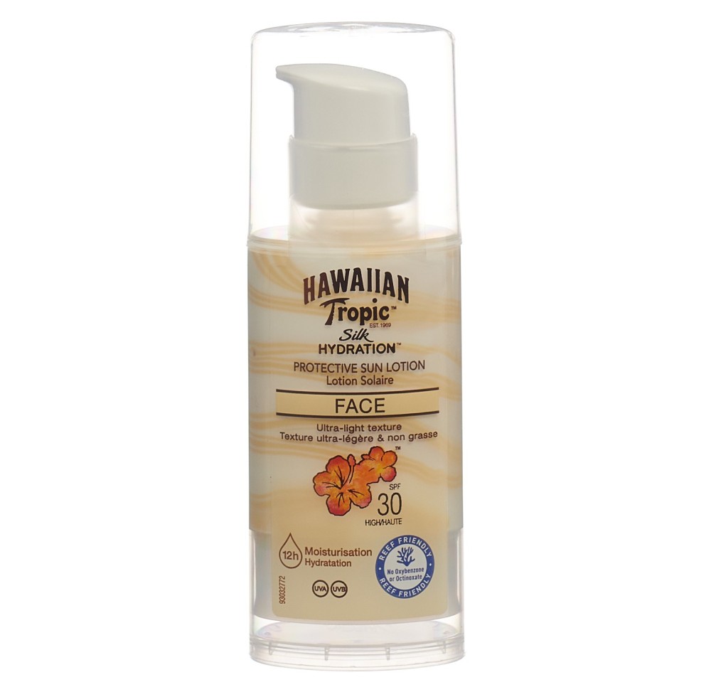 HAWAIIAN TROPIC lot sol silk hydra vis IP30 50 ml