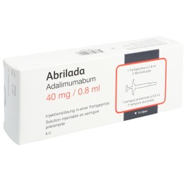 ABRILADA sol inj 40 mg/0.8ml ser pré 0.8 ml