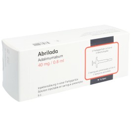 ABRILADA sol inj 40 mg/0.8ml ser pré 2 x 0.8 ml
