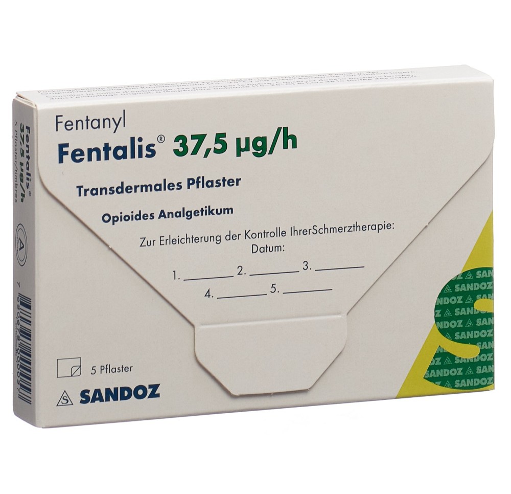 FENTALIS patch mat 37.5 mcg/h sach 5 pce FENTALIS patch mat 37.5 mcg/h sach 5 pce