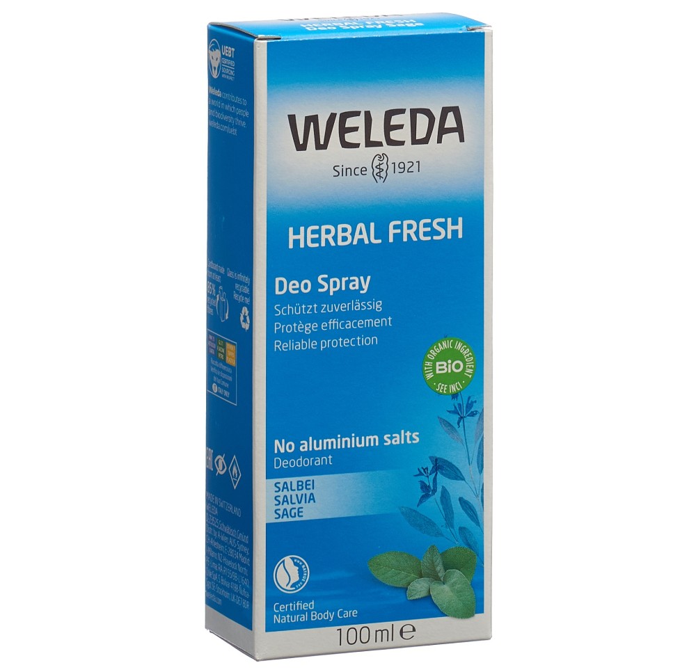 WELEDA déo spray salvia 100 ml WELEDA déo spray salvia 100 ml