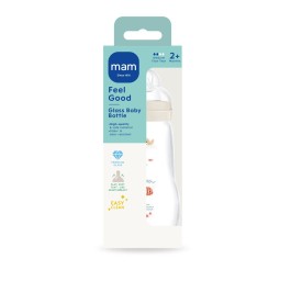 MAM Feel Good biberon en verre 260ml 2+m Unisex