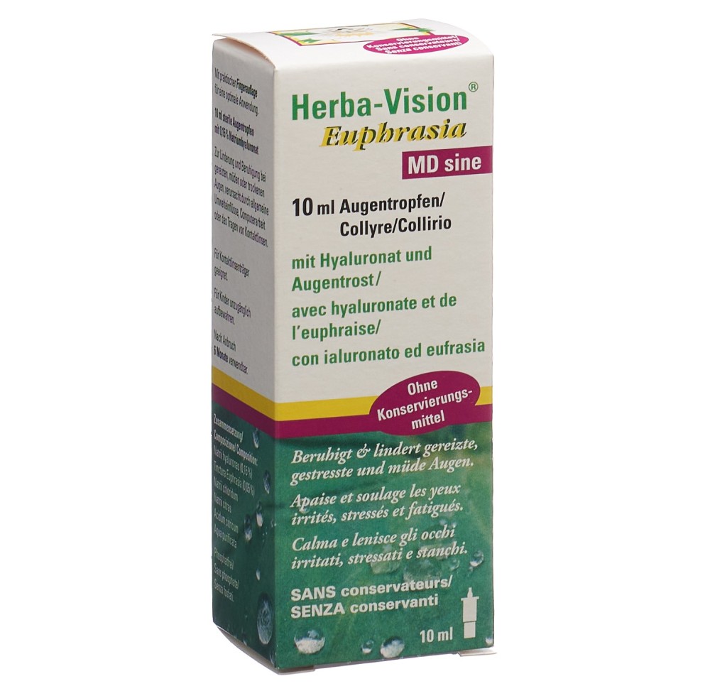 HERBA VISION Euphrasia MD sine collyre ophta 10 ml