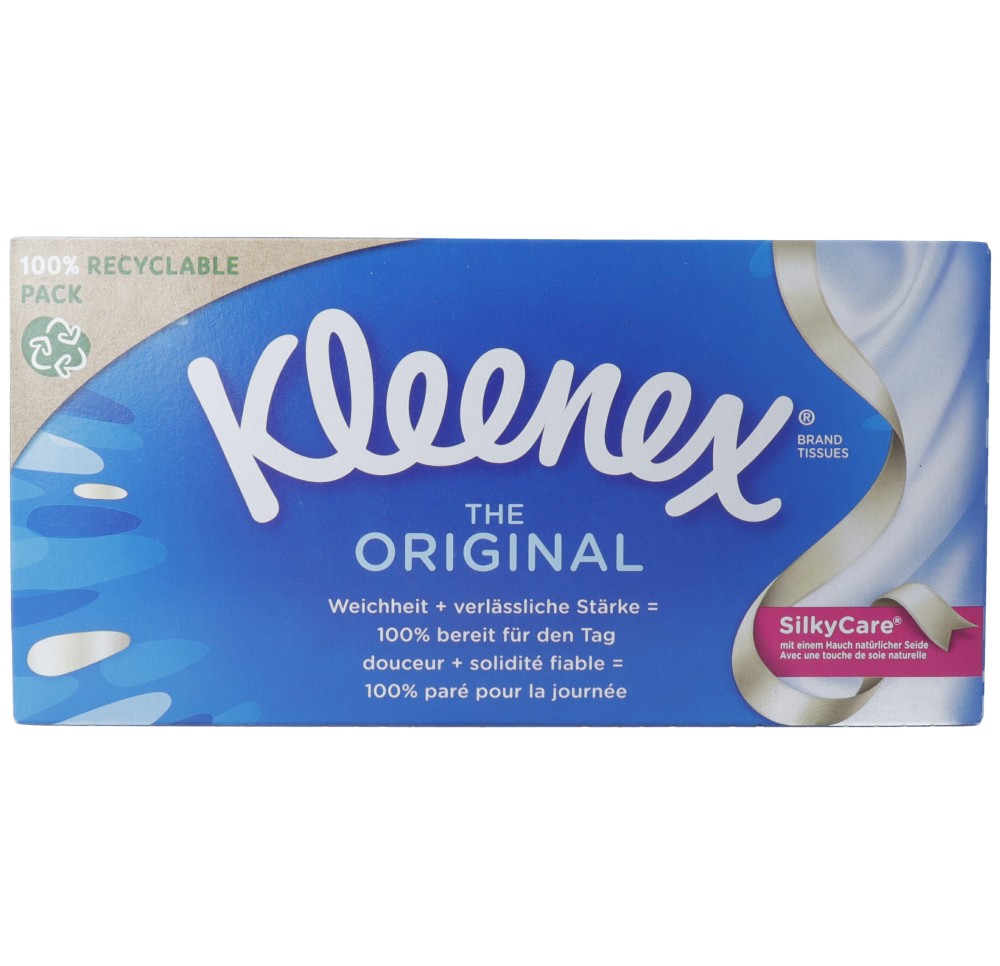 KLEENEX ORIGINAL tiss cosmét boîte 72 pce