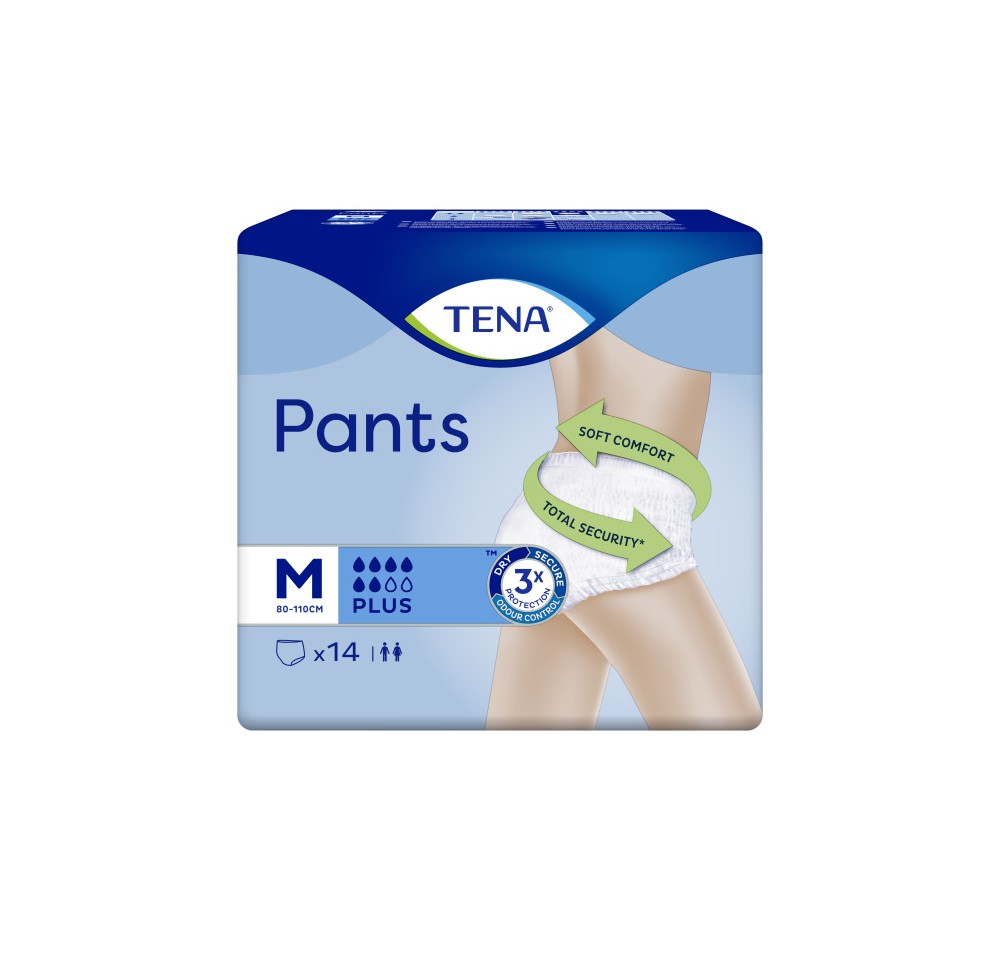 TENA Pants Plus M 80-110cm 14 pce