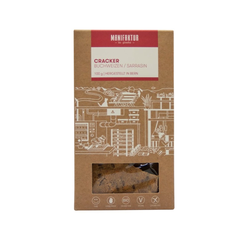 MANIFAKTUR Cracker de sarrasin bio 100 g MANIFAKTUR Cracker de sarrasin bio 100 g