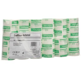 SOFFBAN NATUR bande rembourrage 7.5cmx2.7m 12 pce