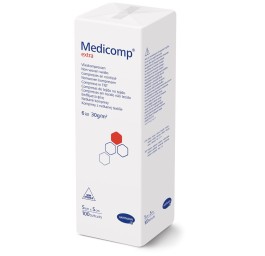 MEDICOMP Extra 6 plis S30 5x5cm non st 100 pce