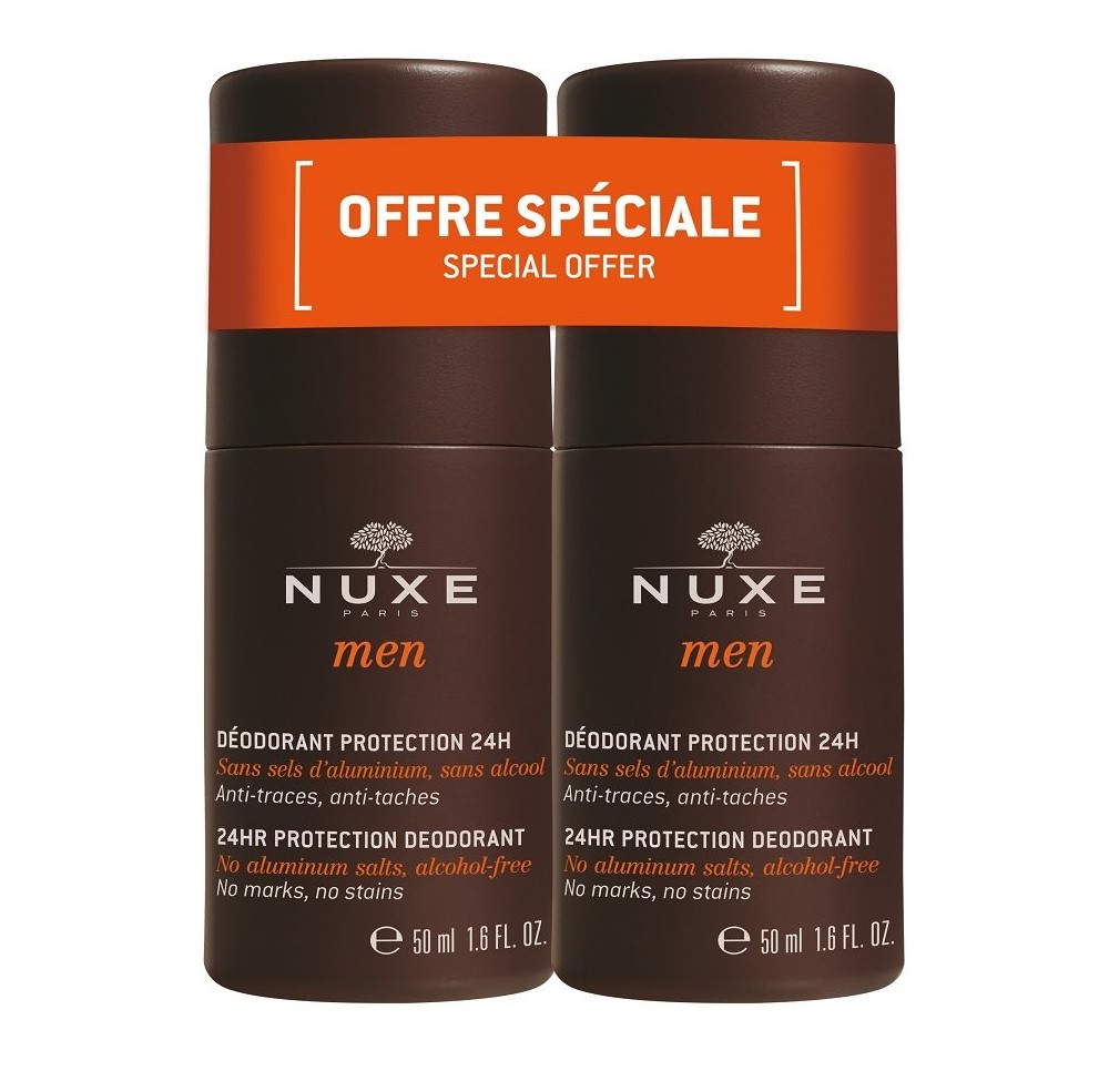NUXE Men Duo Déodorant 24H 2 x 50 ml