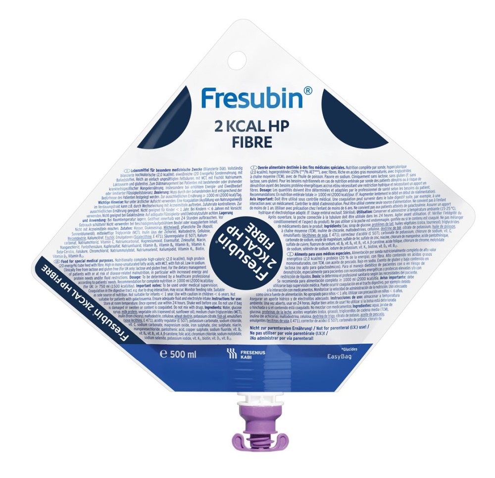 FRESUBIN 2 kcal HP Fibre 15 EasyBag 500 ml