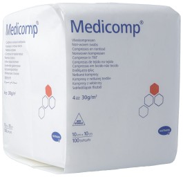 MEDICOMP 4 plis S30 10x10cm non stérile 100 pce