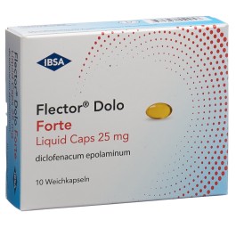 FLECTOR Dolo Forte Liquid Caps 25 mg 10 pce