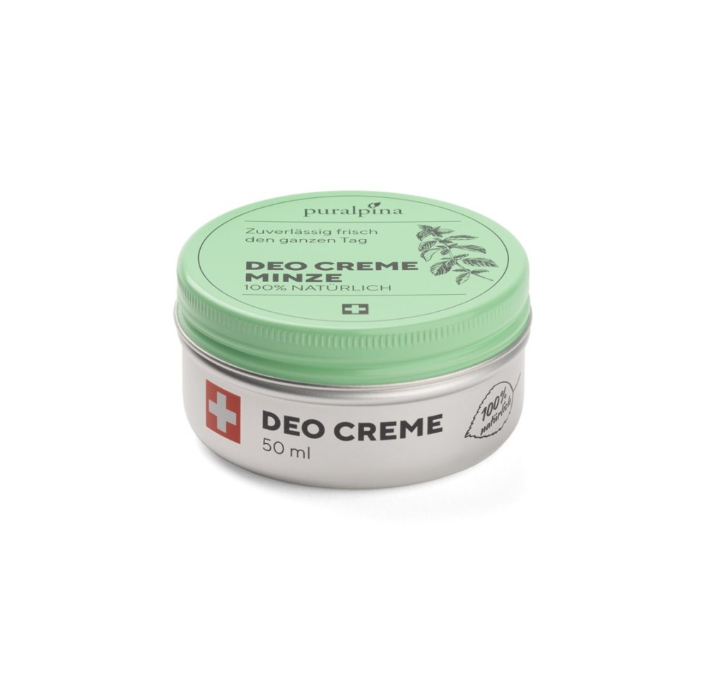 PURALPINA déo crème menthe bte 50 ml PURALPINA déo crème menthe bte 50 ml