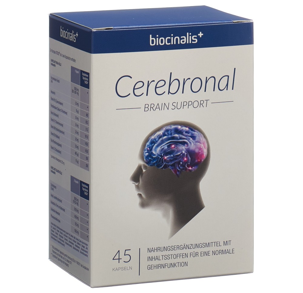 CEREBRONAL capsules rose + capsules bleu 45 pce CEREBRONAL capsules rose + capsules bleu 45 pce
