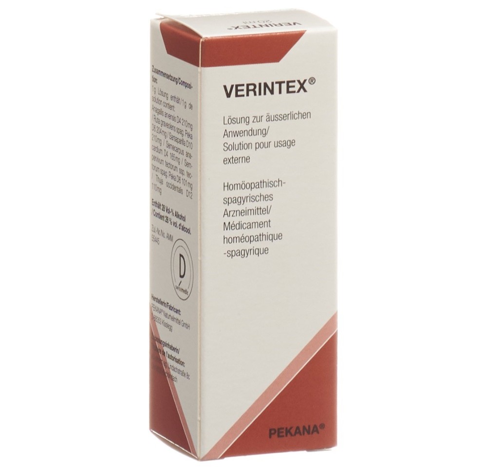 VERINTEX sol cutanée fl 20 ml
