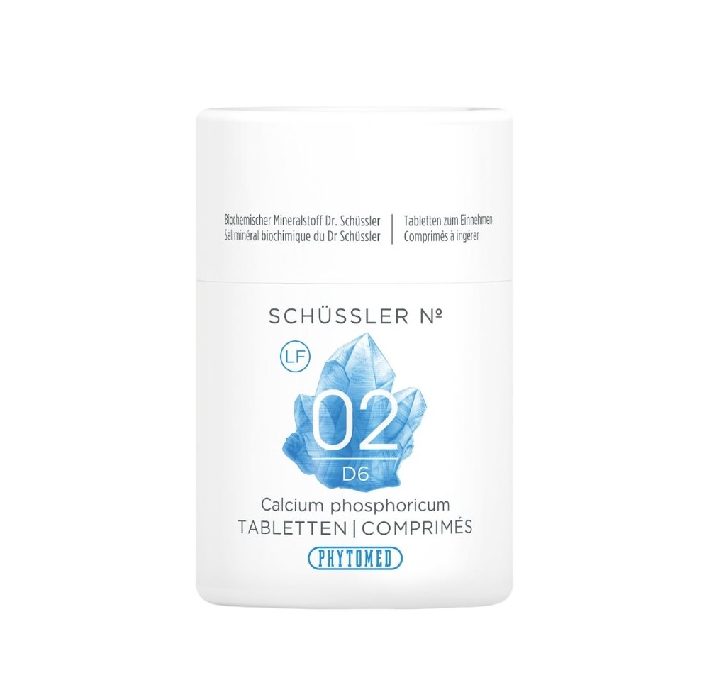 PHYTOMED SCHÜSSLER No2 cpr 6 D s lactose 100 g