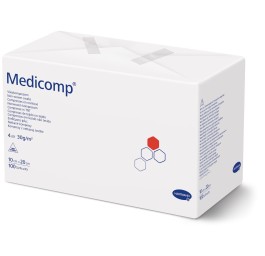 MEDICOMP 4 plis S30 10x20cm non stérile 100 pce