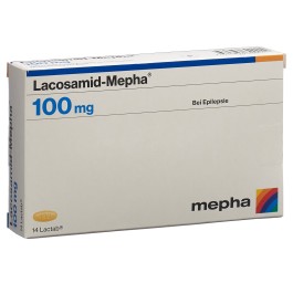 LACOSAMID Mepha Lactab 100 mg 14 pce