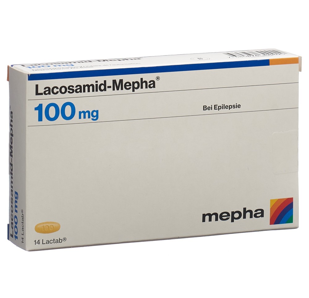 LACOSAMID Mepha Lactab 100 mg 14 pce LACOSAMID Mepha Lactab 100 mg 14 pce