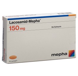 LACOSAMID Mepha Lactab 150 mg 14 pce