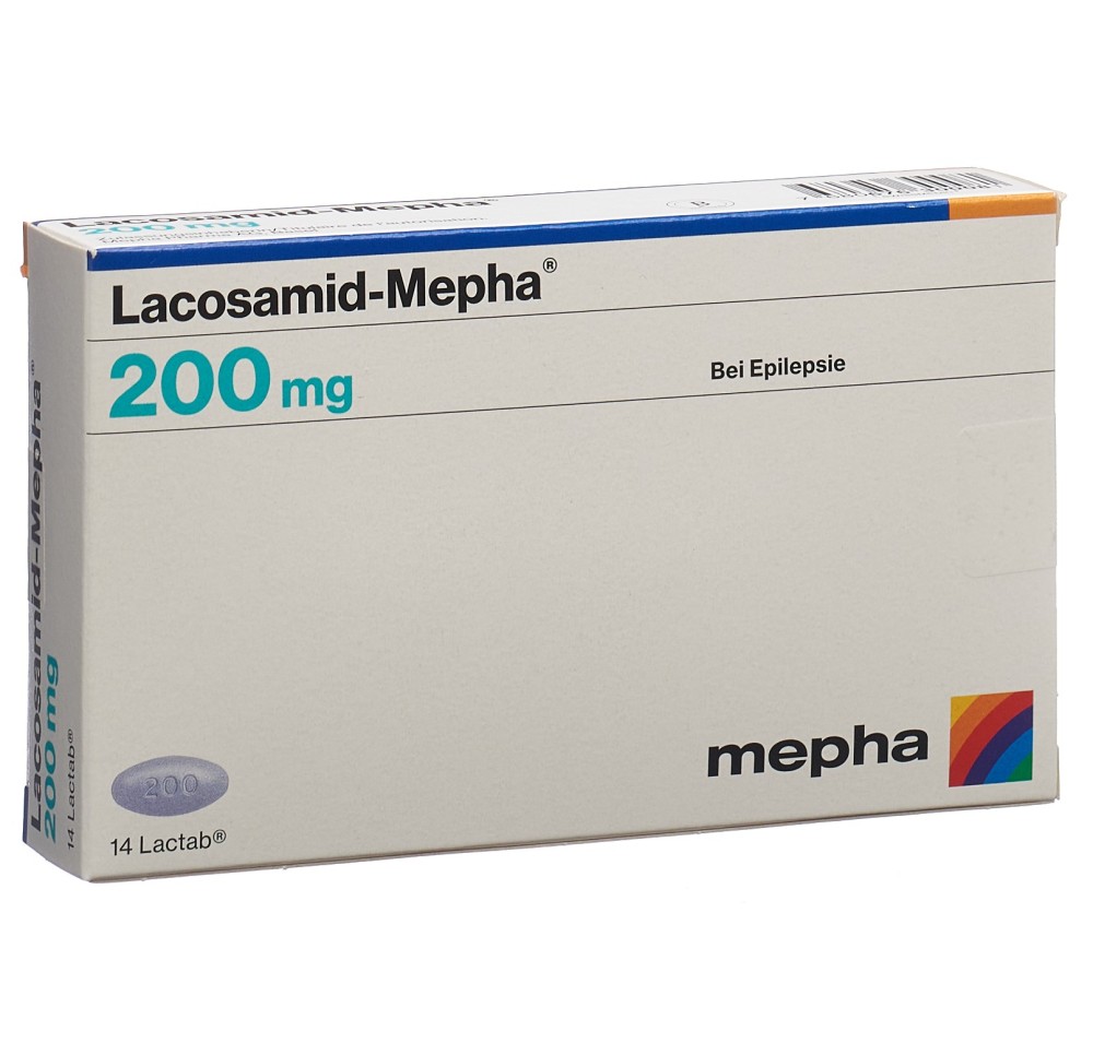 LACOSAMID Mepha Lactab 200 mg 14 pce LACOSAMID Mepha Lactab 200 mg 14 pce