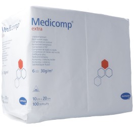 MEDICOMP Extra 6 plis S30 10x20cm non st 100 pce