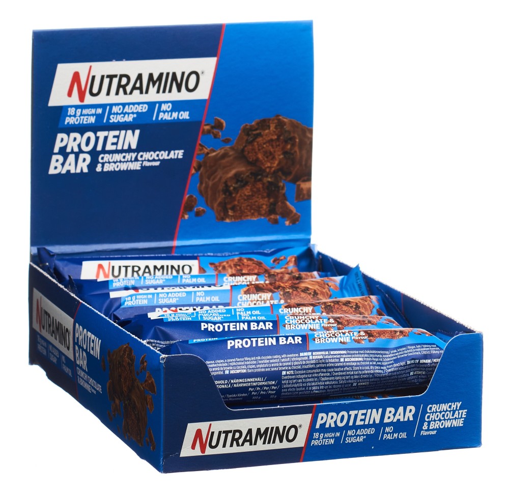NUTRAMINO Proteinbar Chocolate Brownie 12 x 55 g NUTRAMINO Proteinbar Chocolate Brownie 12 x 55 g