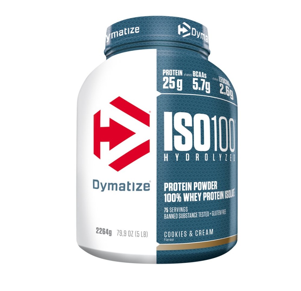 DYMATIZE Iso 100 Cookie & Cream bte 2264 g DYMATIZE Iso 100 Cookie & Cream bte 2264 g
