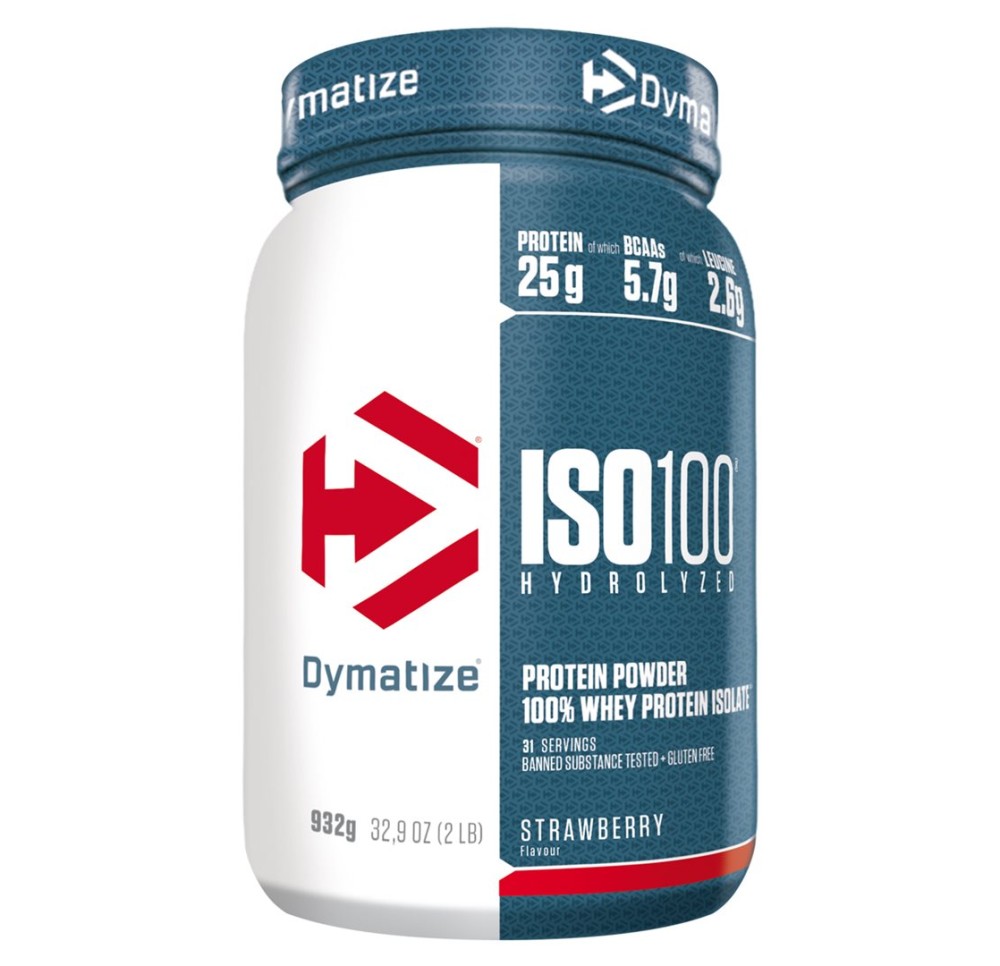 DYMATIZE Iso 100 Strawberry bte 932 g