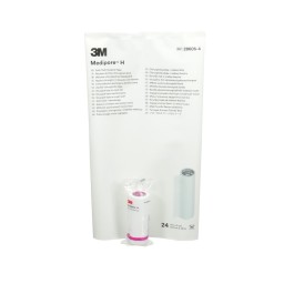 3M MEDIPORE H 10cmx1.8m emb séparé rouleau 24 pce