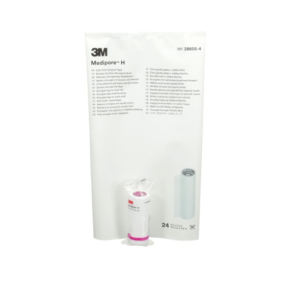 3M MEDIPORE H 10cmx1.8m emb séparé rouleau 24 pce 3M MEDIPORE H 10cmx1.8m emb séparé rouleau 24 pce