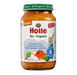 HOLLE risotto aux légumes verre 220 g