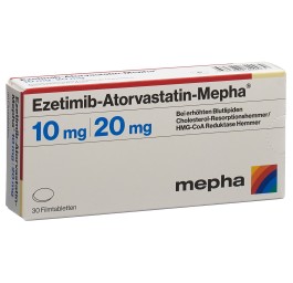 EZETIMIB Atorvast Mepha cpr pell 10mg/20mg 30 pce
