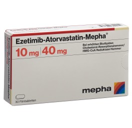 EZETIMIB Atorvast Mepha cpr pell 10mg/40mg 30 pce