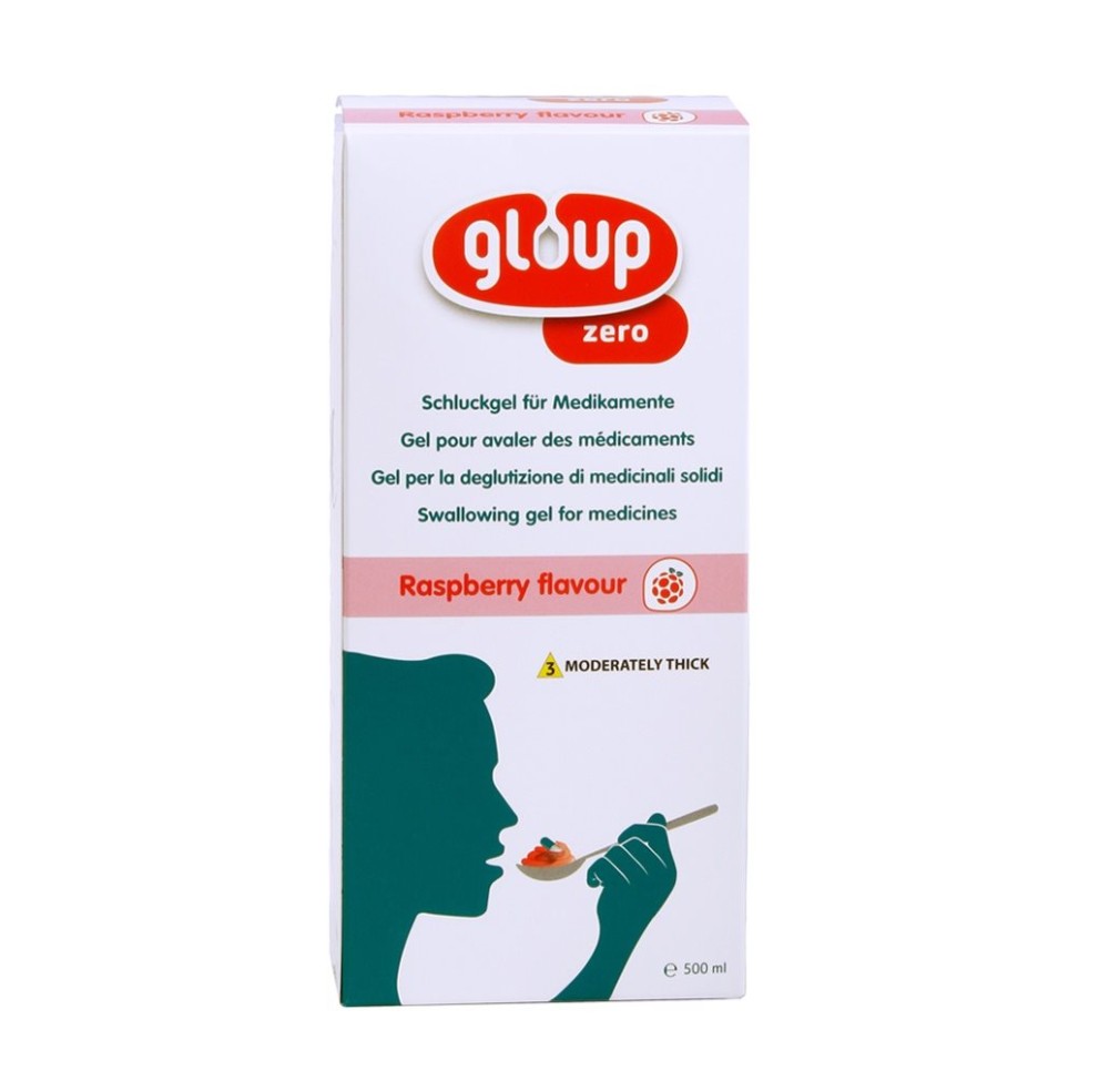 GLOUP gel pour avaler Zero framboise 500 ml
