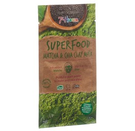 7TH HEAVEN clay mask superfood matcha chia 10 ml