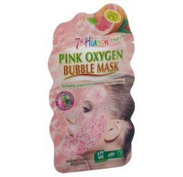 7TH HEAVEN bubble mask women's pink oxygen sach