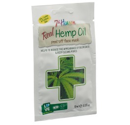 7TH HEAVEN peel-off mask real hemp oil sach 10 ml