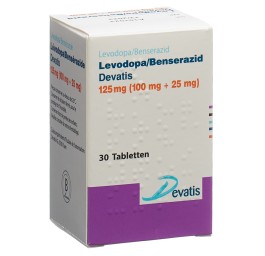 LEVODOPA/BENSERAZIDE Devatis cpr 125 mg fl 30 pce