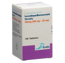 LEVODOPA/BENSERAZIDE Devatis cpr 125 mg fl 100 pce