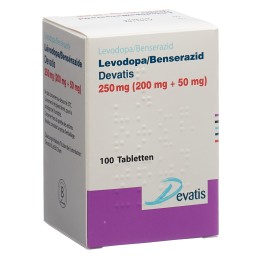 LEVODOPA/BENSERAZIDE Devatis cpr 250 mg fl 100 pce