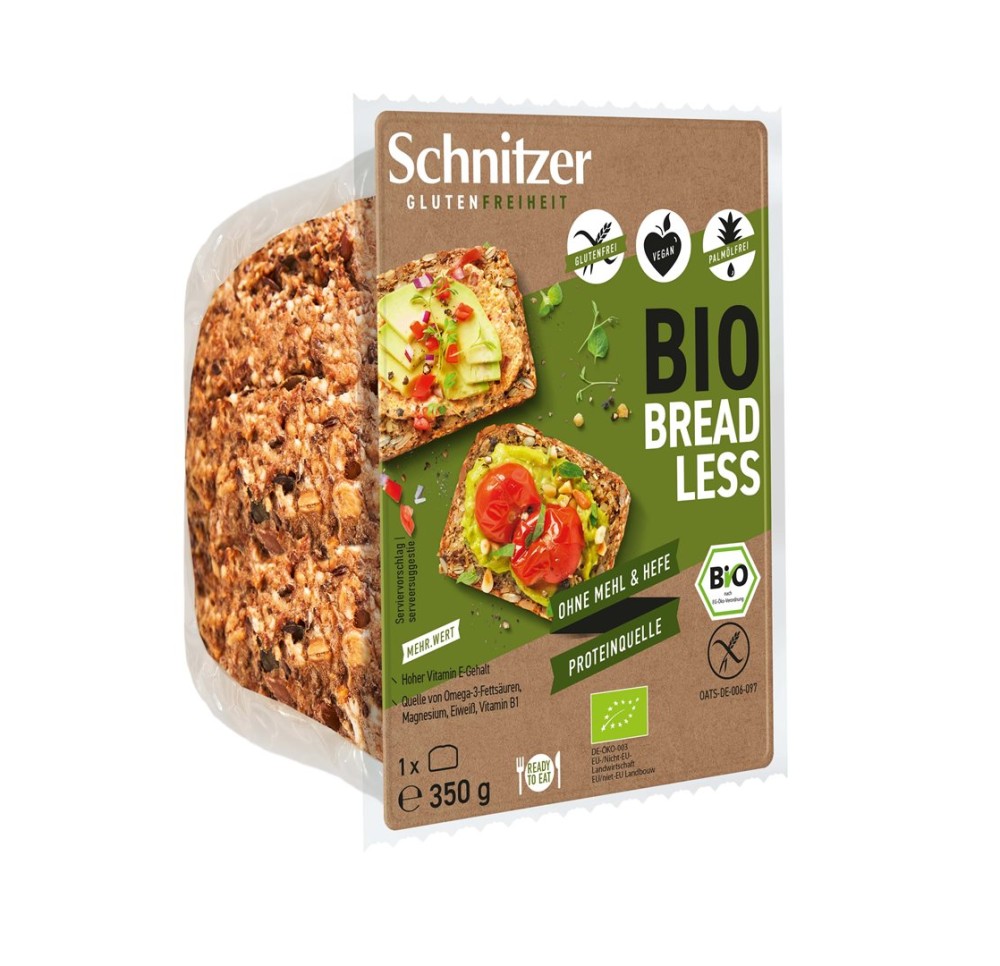 SCHNITZER Bio bread less pain graines 350 g