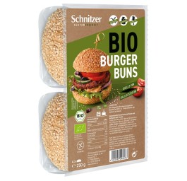 SCHNITZER Bio hamburger buns sach 250 g